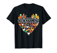 Load image into Gallery viewer, Funny shirts V-neck Tank top Hoodie sweatshirt usa uk au ca gifts for Crazy Chicken Lady T-shirt, Chicken Shirt 1599736
