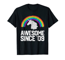 Load image into Gallery viewer, Funny shirts V-neck Tank top Hoodie sweatshirt usa uk au ca gifts for Unicorn Rainbow 2009 10 Year Old 10th Birthday Gift T Shirt 3236964
