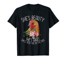 Load image into Gallery viewer, She&#39;s Beauty She&#39; Grace T-Shirt Chicken Farm
