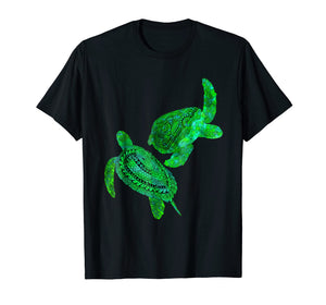 Funny shirts V-neck Tank top Hoodie sweatshirt usa uk au ca gifts for Two Tribal Green Sea Turtles T-Shirt 541263