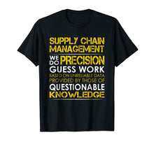 Load image into Gallery viewer, Funny shirts V-neck Tank top Hoodie sweatshirt usa uk au ca gifts for Supply Chain Management Precision Guess Work Job Title TShir 3017911
