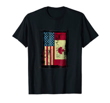 Load image into Gallery viewer, Funny shirts V-neck Tank top Hoodie sweatshirt usa uk au ca gifts for Canadian American Flag T-Shirt - Vintage Canada USA Tee 1084438

