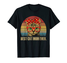 Load image into Gallery viewer, Funny shirts V-neck Tank top Hoodie sweatshirt usa uk au ca gifts for Best Cat Mom Ever T-Shirt Vintage Cat Momy Gifts Funny 3346009

