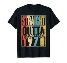 Load image into Gallery viewer, Funny shirts V-neck Tank top Hoodie sweatshirt usa uk au ca gifts for Straight Outta Retro May 1978 41st Birthday Gift 41 year old 1315904
