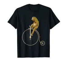 Load image into Gallery viewer, Funny shirts V-neck Tank top Hoodie sweatshirt usa uk au ca gifts for Sloth on a Penny Farthing Bicycle T-shirt Funny Sloth Shirt 2201986

