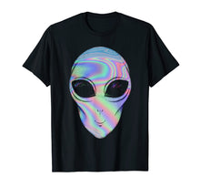 Load image into Gallery viewer, Funny shirts V-neck Tank top Hoodie sweatshirt usa uk au ca gifts for Alien Head Holographic Glow Effect T Shirt 2192540
