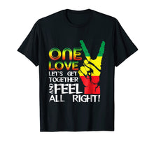 Load image into Gallery viewer, Funny shirts V-neck Tank top Hoodie sweatshirt usa uk au ca gifts for Jamaica One Love Reggae Caribbean Music Pride Flag T-shirt 191988
