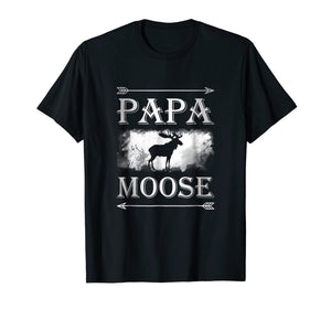 Mens Best Husband Gifts Papa Moose Men Tee Shirts 493090
