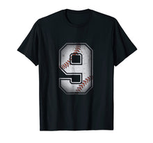 Load image into Gallery viewer, Funny shirts V-neck Tank top Hoodie sweatshirt usa uk au ca gifts for Baseball Birthday Party 9th Baseball T-Shirt Born 2009 2917205
