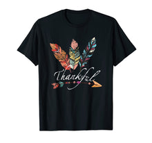 Load image into Gallery viewer, Funny shirts V-neck Tank top Hoodie sweatshirt usa uk au ca gifts for Thankful Feather &amp; Arrow Fall T-Shirt - Vintage Thanksgiving 1199570

