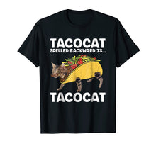 Load image into Gallery viewer, Funny shirts V-neck Tank top Hoodie sweatshirt usa uk au ca gifts for Taco &amp; Cat T-Shirt - Tacocat Spelled Backward Is Tacocat 252126
