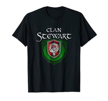 Load image into Gallery viewer, Funny shirts V-neck Tank top Hoodie sweatshirt usa uk au ca gifts for Stewart Surname Scottish Clan Tartan Crest Badge T-shirt 1490391
