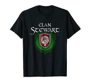 Funny shirts V-neck Tank top Hoodie sweatshirt usa uk au ca gifts for Stewart Surname Scottish Clan Tartan Crest Badge T-shirt 1490391