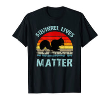 Load image into Gallery viewer, Funny shirts V-neck Tank top Hoodie sweatshirt usa uk au ca gifts for Squirrel Lives Matter Vintage Retro Color Sunset T Shirt 1636309
