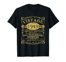 Load image into Gallery viewer, Funny shirts V-neck Tank top Hoodie sweatshirt usa uk au ca gifts for 1949 Vintage 70th Birthday All Original Parts Gift T Shirt 627393
