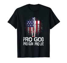 Load image into Gallery viewer, Funny shirts V-neck Tank top Hoodie sweatshirt usa uk au ca gifts for Pro God Pro Gun Pro Life T-Shirt 703719
