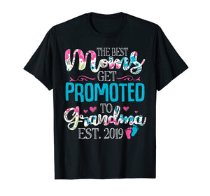 Funny shirts V-neck Tank top Hoodie sweatshirt usa uk au ca gifts for Promoted to Grandma Est 2019 New Grandma T-Shirt Mothes Day 1561002