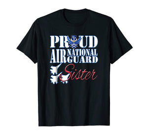 Funny shirts V-neck Tank top Hoodie sweatshirt usa uk au ca gifts for Proud Air National Guard Sister Shirt USA Air Force Women 2738279