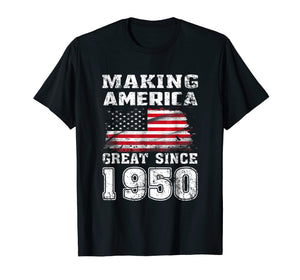 Funny shirts V-neck Tank top Hoodie sweatshirt usa uk au ca gifts for Making America Great Since 1950 69th Birthday Gifts T-Shirt 1393878