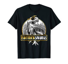 Load image into Gallery viewer, Funny shirts V-neck Tank top Hoodie sweatshirt usa uk au ca gifts for Brothersaurus Brother Dinosaur Fathers Day Gift Sister Shirt 733326
