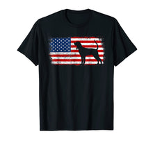 Load image into Gallery viewer, Funny shirts V-neck Tank top Hoodie sweatshirt usa uk au ca gifts for BLACK AND TAN COONHOUND American Flag Vintage T-Shirt 2022679
