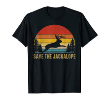 Load image into Gallery viewer, Retro vintage save the Jackalope tshirt for camping-lovers, T-Shirt 169265
