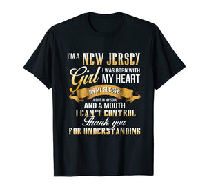 New Jersey Girl T-Shirt Special Gift For Birthday Shirt