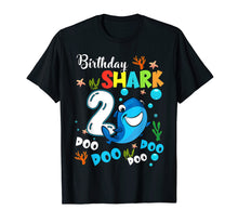 Load image into Gallery viewer, Funny Baby Shark 2nd Birthday Shirt Boy Birthday Gifts
