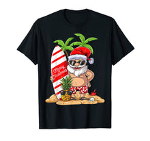 Load image into Gallery viewer, Funny shirts V-neck Tank top Hoodie sweatshirt usa uk au ca gifts for Christmas in July Santa Hawaiian Surfing T Shirt Summer Surf 571334
