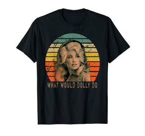 Vintage Parton Retro Distressed Classic Music T-shirt