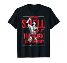 Load image into Gallery viewer, WWE Can You Smell What The Rock Is Cooking T-Shirt
