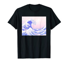 Load image into Gallery viewer, Funny shirts V-neck Tank top Hoodie sweatshirt usa uk au ca gifts for Pastel Aesthetic Japanese Great Wave Soft Grunge Pink T-Shirt 1556864
