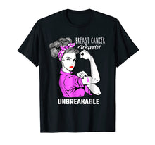Load image into Gallery viewer, Funny shirts V-neck Tank top Hoodie sweatshirt usa uk au ca gifts for Breast Cancer Warrior Unbreakable T-Shirt Awareness Gift 2659052
