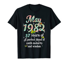 Load image into Gallery viewer, Funny shirts V-neck Tank top Hoodie sweatshirt usa uk au ca gifts for May 1982 T Shirt 37th Birthday Gift 37 Years Old Shirt 2977040
