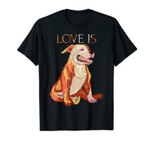 Load image into Gallery viewer, Funny shirts V-neck Tank top Hoodie sweatshirt usa uk au ca gifts for Pitbull T-shirt Love Is Cute Pitbull Dog Mom Dad Gifts 2151118
