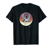 Load image into Gallery viewer, Schim Schimmel original artwork, baby snow leopard T-shirt
