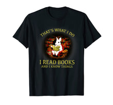 Load image into Gallery viewer, Funny shirts V-neck Tank top Hoodie sweatshirt usa uk au ca gifts for RABBIT- That&#39;s what i do I READ BOOKS AND I KNOW THINGS 1439486
