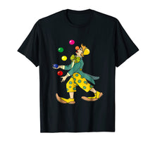Load image into Gallery viewer, Clown Juggling T-Shirt Juggler Balls Jester Circus Comedy
