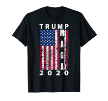 Load image into Gallery viewer, Funny shirts V-neck Tank top Hoodie sweatshirt usa uk au ca gifts for Trump MAGA 2020 Vintage American Flag T-Shirt 677825
