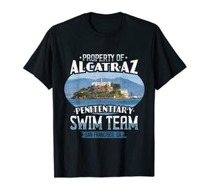 Funny shirts V-neck Tank top Hoodie sweatshirt usa uk au ca gifts for Funny Swimming T-shirt Alcatraz Swim Team Tee 1513067