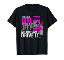 Load image into Gallery viewer, Funny shirts V-neck Tank top Hoodie sweatshirt usa uk au ca gifts for Funny Yes This Is My Jeep Girl Car Driving T-Shirt Fun Gift 404498
