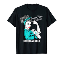 Load image into Gallery viewer, Funny shirts V-neck Tank top Hoodie sweatshirt usa uk au ca gifts for Ovarian Cancer Warrior Unbreakable T-Shirt Awareness Gift 661474
