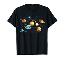 Load image into Gallery viewer, Funny shirts V-neck Tank top Hoodie sweatshirt usa uk au ca gifts for Solar System Chart Educational, Science T-Shirt Darks 2145088
