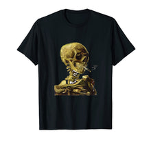 Load image into Gallery viewer, Funny shirts V-neck Tank top Hoodie sweatshirt usa uk au ca gifts for Vincent Van Gogh - Smoking Skeleton 1932392
