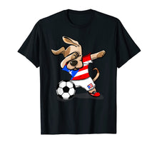 Load image into Gallery viewer, Funny shirts V-neck Tank top Hoodie sweatshirt usa uk au ca gifts for Dog Dabbing Soccer Puerto Rico Jersey Shirt - Football Gift 2960575
