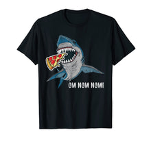 Load image into Gallery viewer, Funny shirts V-neck Tank top Hoodie sweatshirt usa uk au ca gifts for Great white shark eating pizza t-shirt for shark fans 2662500
