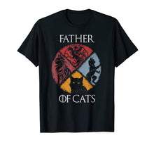 Load image into Gallery viewer, Father of Cats Shirt - Cat Lovers Cat Dad Gift T-Shirt 58940
