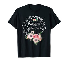 Load image into Gallery viewer, Funny shirts V-neck Tank top Hoodie sweatshirt usa uk au ca gifts for Blessed Grandma T-Shirt with floral, heart Mother&#39;s Day Gift 247813

