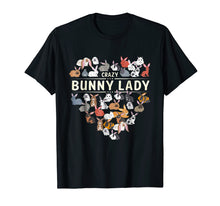 Load image into Gallery viewer, Funny shirts V-neck Tank top Hoodie sweatshirt usa uk au ca gifts for Crazy Bunny Lady Rabbit Lover Funny Cute Shirt Gift 243646
