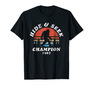Funny shirts V-neck Tank top Hoodie sweatshirt usa uk au ca gifts for Hide & Seek Champion Bigfoot 1967 Funny T-Shirt 623981
